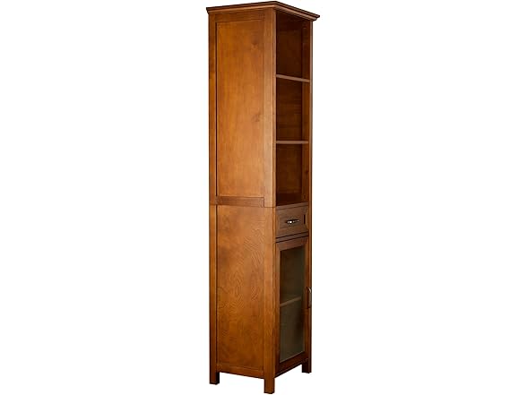 Teamson Home Avery Wooden Bathroom Linen Cabinet