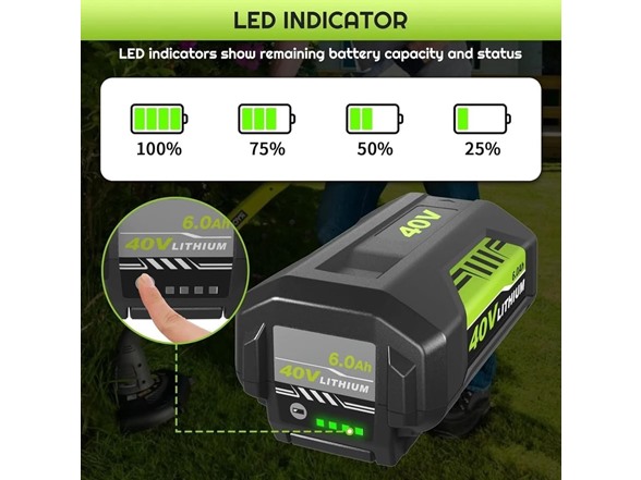 Simple Plus+ Replacement Battery Ryobi 40V 6Ah 2pk