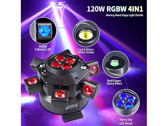 AGVYBE 150W Moving Head DJ Light Gen I