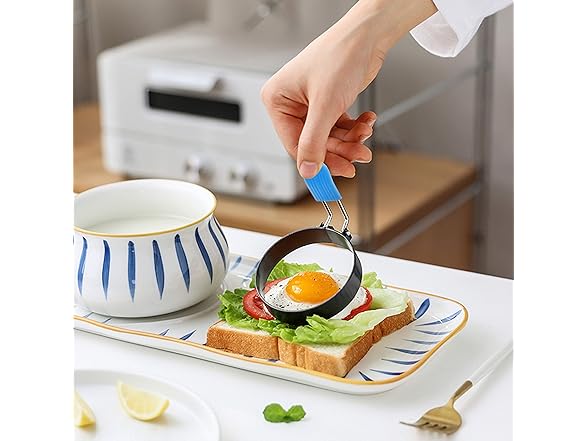 Kare & Kind Round Burger Mold Ring
