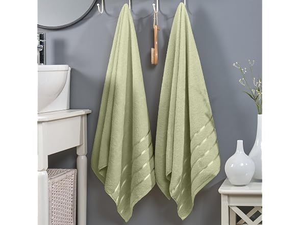 Elegant Comfort 100% Turkish Cotton 4 Lines 2Pk