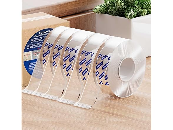 ZMUAXUAN Nano Tape, 9.85ft 5-Pack