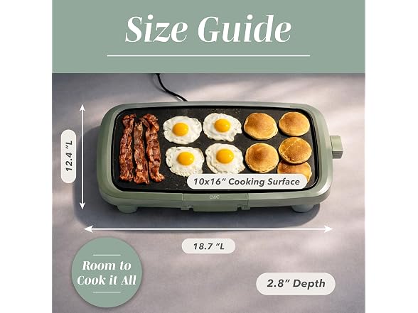 Electric Griddle 1200W