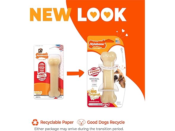 Nylabone Power Chew Original Bone- Medium