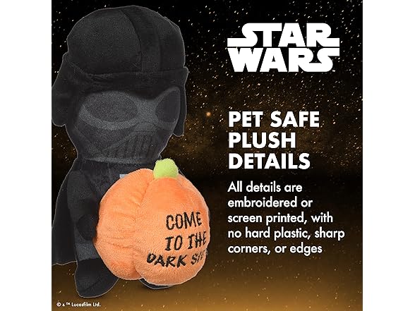 STAR WARS Halloween Darth Vader Pumpkin 9” Toy
