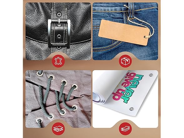 PHIRAH 2 in 1 Leather Hole Punch