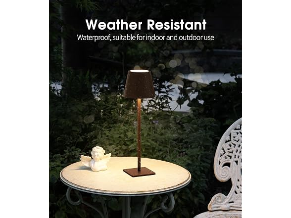 3 Pack Cordless Table Lamp, Battery