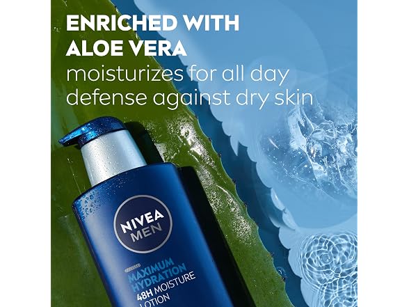 NIVEA MEN Maximum Hydration Lotion 16.9oz