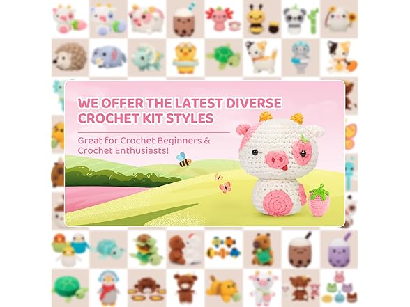 Mewaii Crochet Kit for Beginners