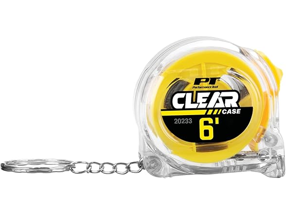 6ft Clear Mini Tape Measure