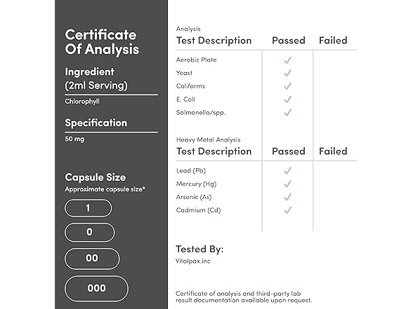Chlorophyll Liquid Drops 2oz