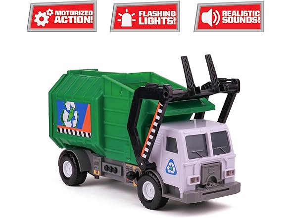 Mighty Fleet Mighty Motorized Garbage Truck