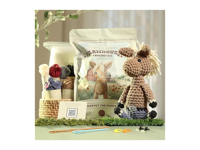 Hearth & Harbor Amigurumi Crochet Kit for Beginners Adul