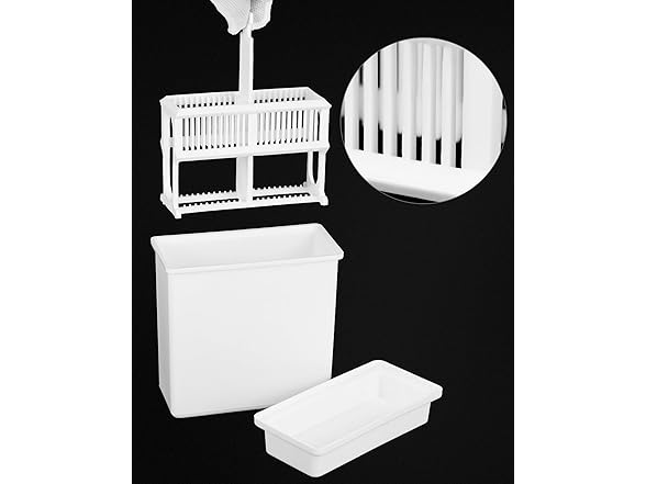 QWORK Microscope Slides Staining Jar