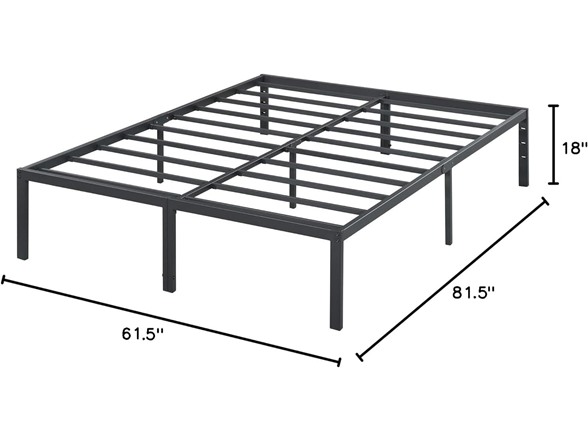 Olee Sleep 18in Platform Bed Frame Queen