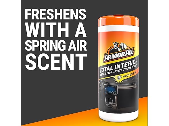 Armor All Interior Detailer Wipes 25 Ct