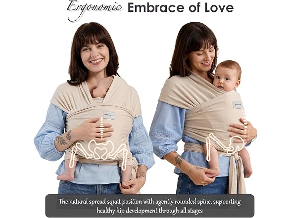MISSWISDOM Baby Wrap Carrier Newborn