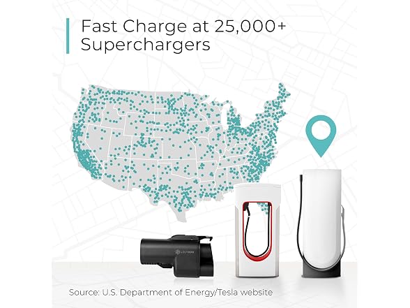 Lectron NACS to CCS Electric Vehicle Adapter