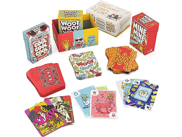 Spin Master Games, Family Card Games 3 Pack