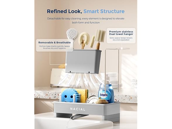 Nacial Sponge Holder for Kitchen Sink