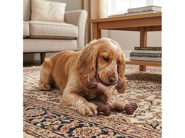 SPOT Bam-Bones Dental X-Bone Dog Chew Toy