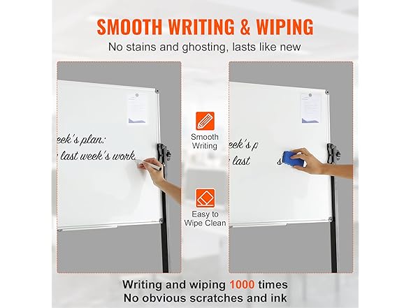 VEVOR Rolling Magnetic Whiteboard
