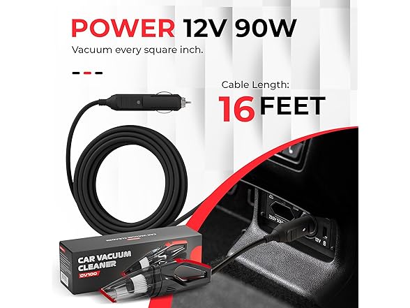 Airmoto Vacuum Cleaner with 16 Ft Cord