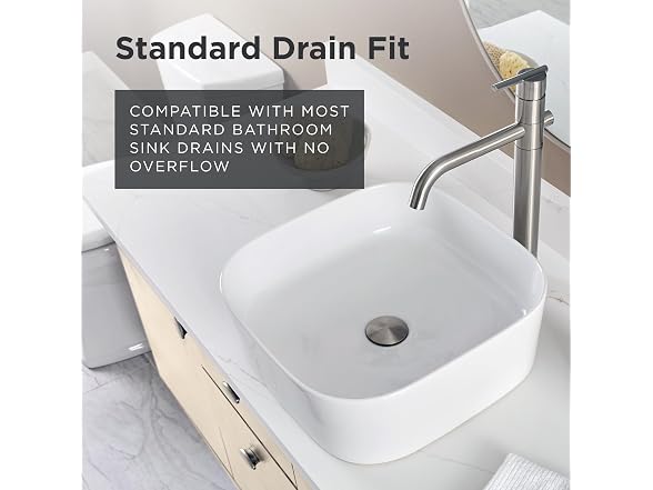 Gerber Cymira 16in Square Vessel Sink