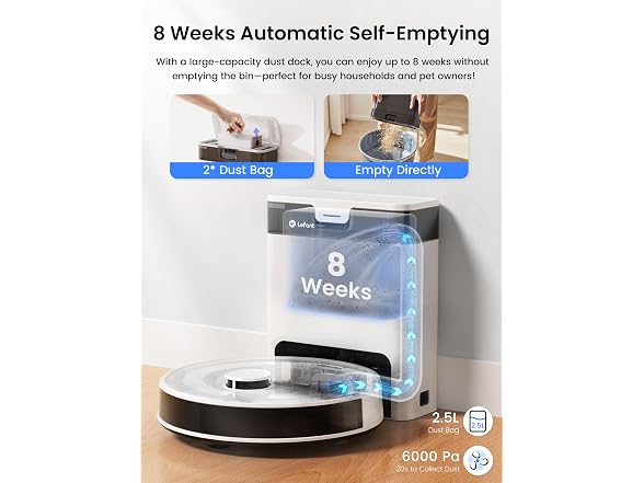 Lefant Robot Vacuum and Mop Combo