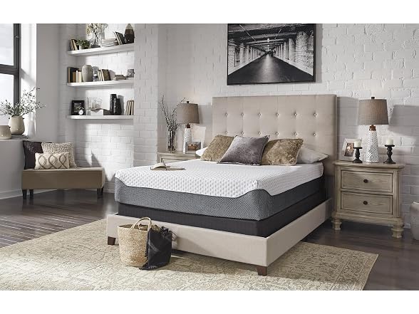 Signature Design King 12" Plush King Gel Foam Mattress