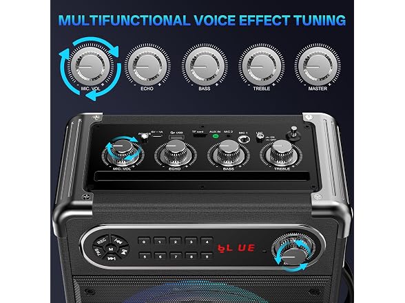 JYX 200W Karaoke Machine Wireless Mics