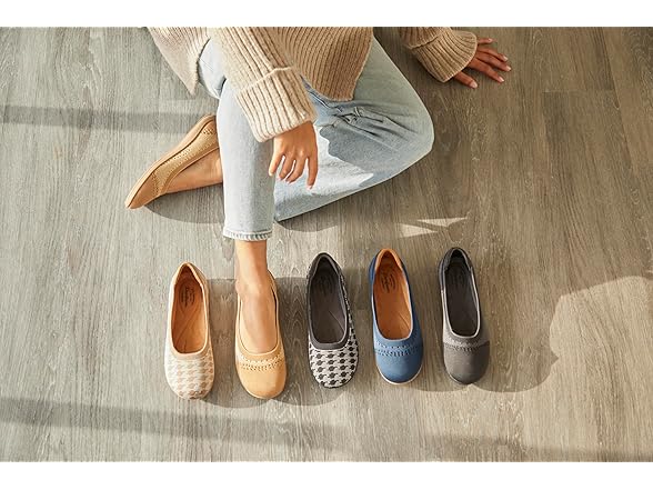Dearfoams Women's Misty Ballet Flat 7, 10