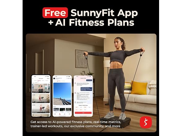 Sunny Health & Fitness 2D Vibration Platform Exercise Machine w/ Remote