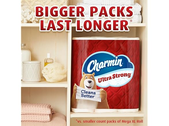 Charmin Ultra Strong Clean Touch 2 Ply Toilet