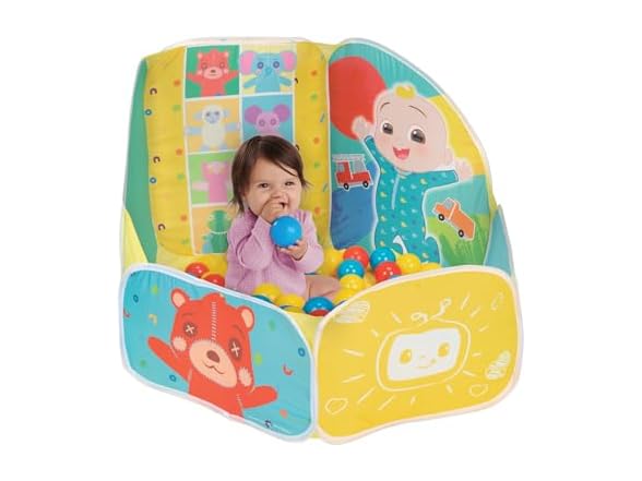 CoComelon Ball Pit w/15 Soft Flex Balls