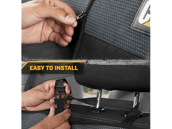 CAT MeshFlex Charcoal Rear Seat Cover