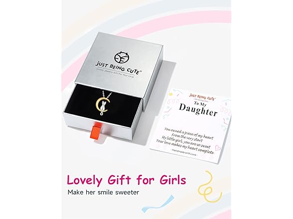 Just Being Cat Moon Necklace Daughter
