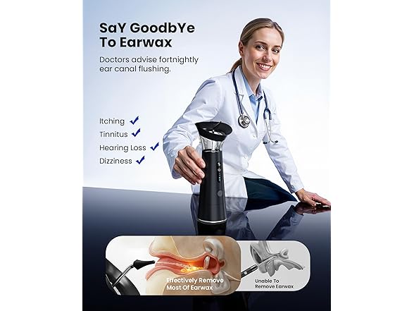 Zephronic Electric Ear Wax Removal Kit