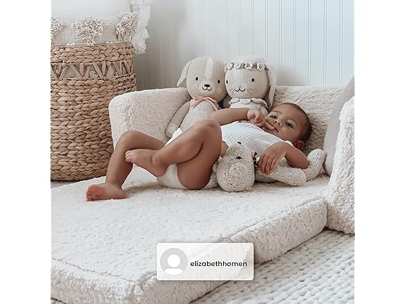 Delta Children Cozee Flip-Out Sherpa 2-in-1 Sofa
