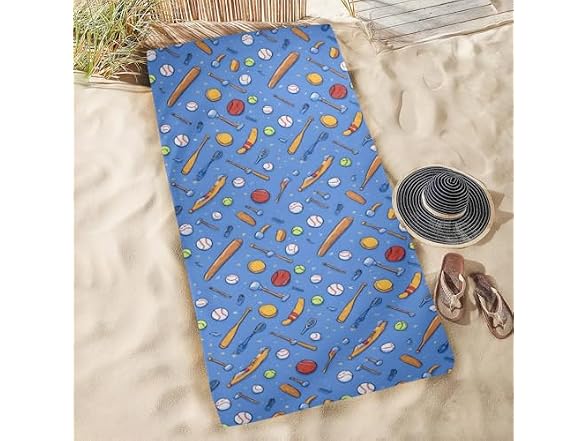 Cute Baseball Sorts Equipment Microfiber
