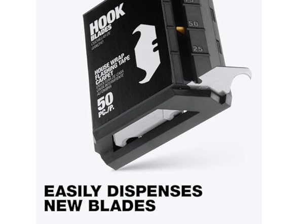 ToughBuilt TB-H4S50-14-60 50-Piece Hook Utility Blades?