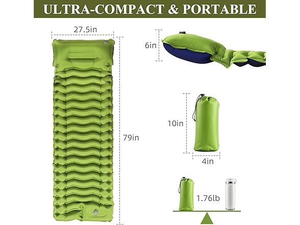 Jnconser Inflatable Sleeping Pad