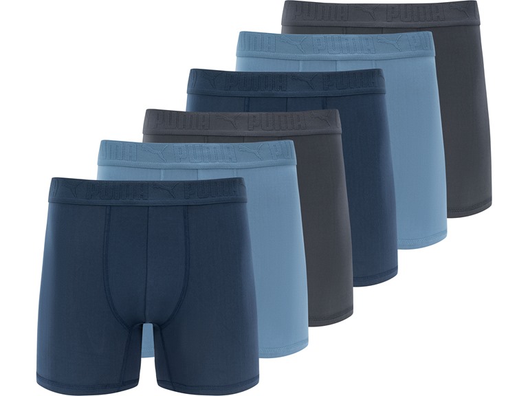 PUMA PSP24M15815 S PUMA Men's 6 Pack Ultra Soft Boxer Briefs
