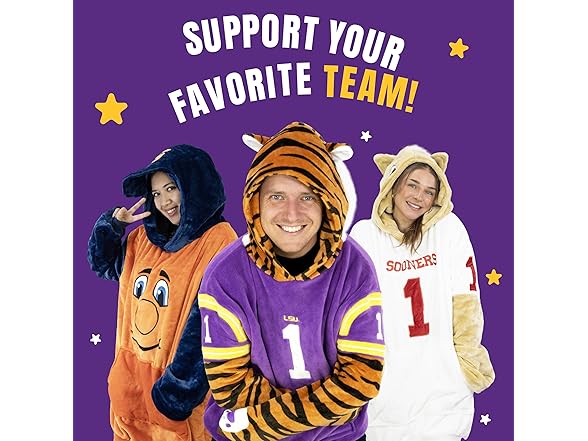 LSU Wearable Blanket Hoodie