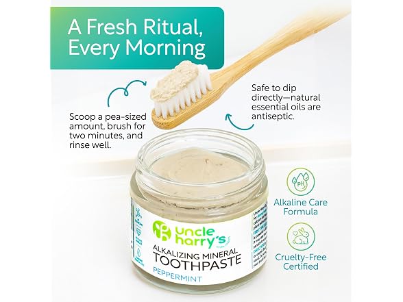 Uncle Harrys Peppermint Toothpaste