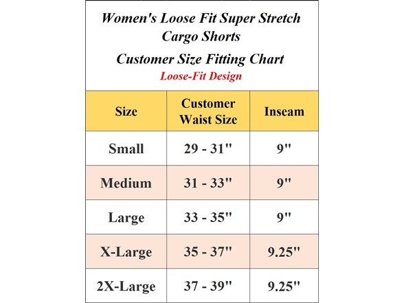 Womens Super Stretch Cargo Shorts