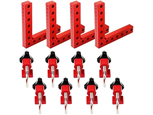 90 Degree Positioning Square Right Angle Clamp Aluminum Alloy Corner Clamping Carpenter Tool For Drawers Picture Fram