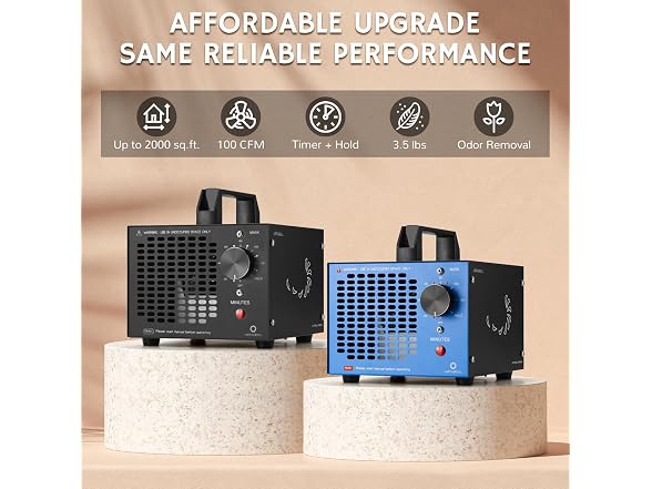 Airthereal MA5000 Ozone Generator, Black