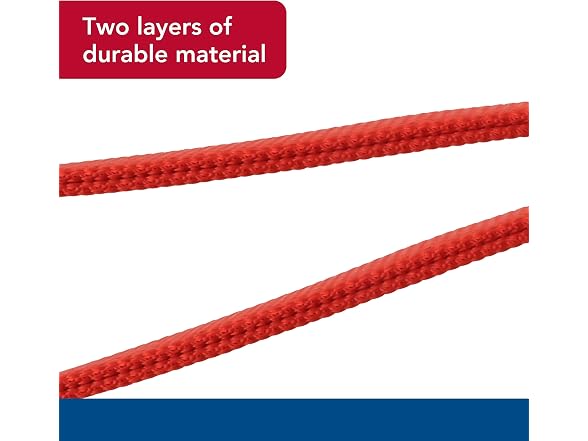 Coastal Pet - Double-Ply Dog Collar, Red, 1" x 24"