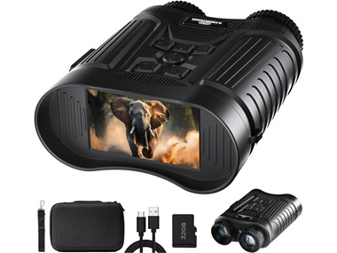 $39.99, Was $79.97, 49% Off! 4K Night Vision Goggles | 3in HD Screen dealfomo